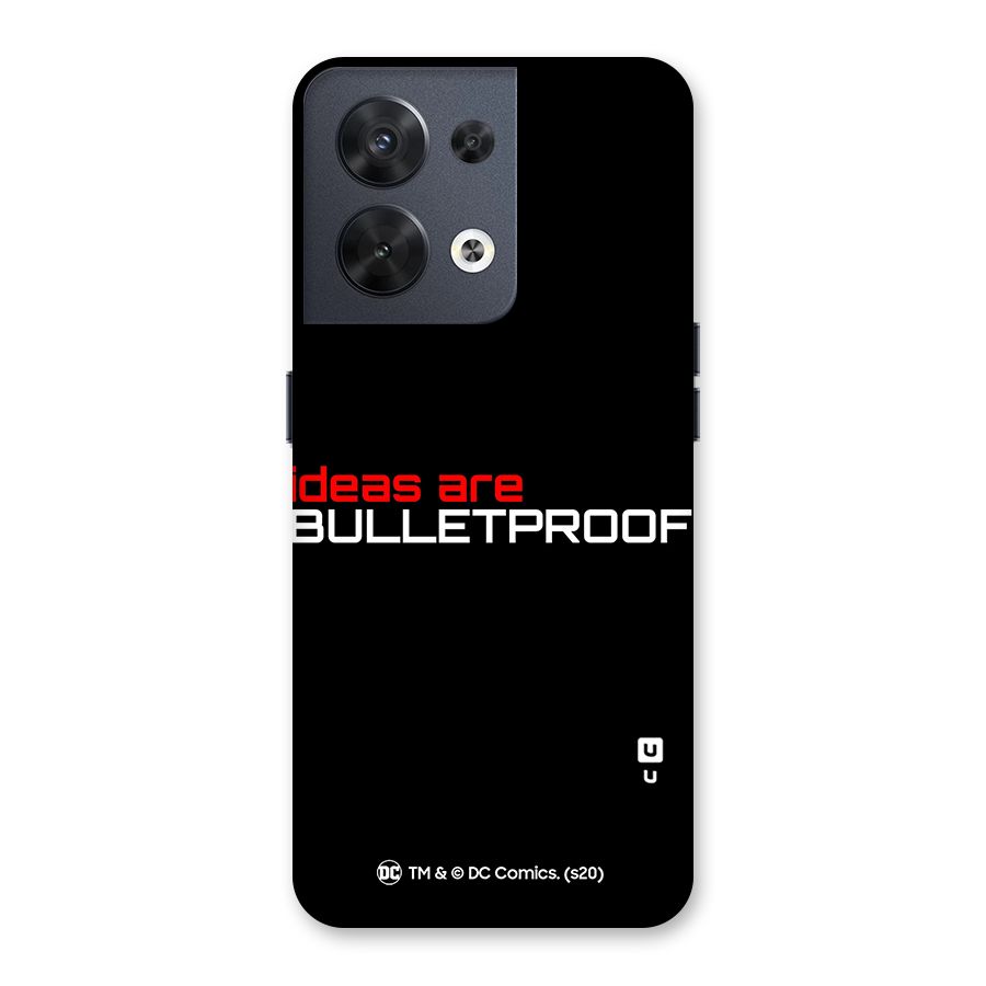 Vendetta Ideas are Bulletproof Back Case for Oppo Reno8 5G