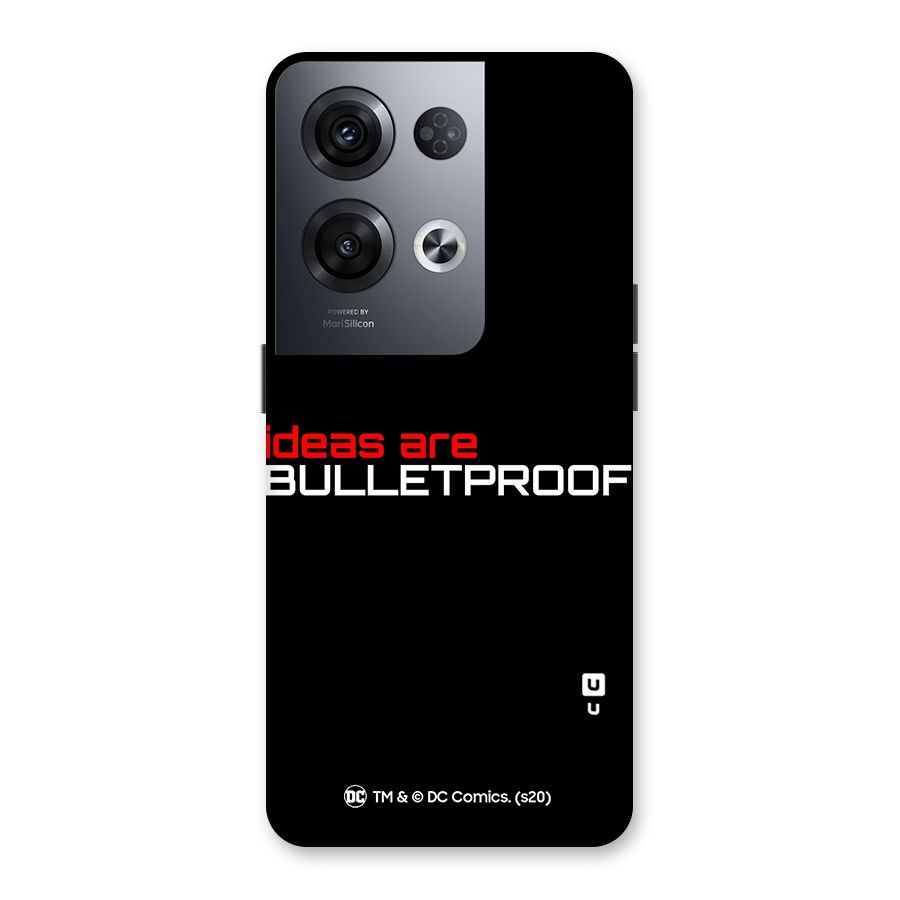 Vendetta Ideas are Bulletproof Back Case for Oppo Reno8 Pro 5G