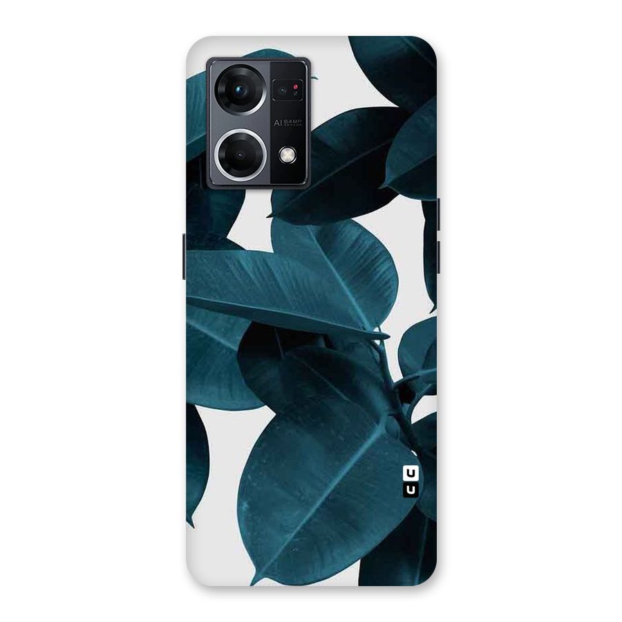 Very Aesthetic Leafs Glass Back Case for Oppo F21 Pro 5G