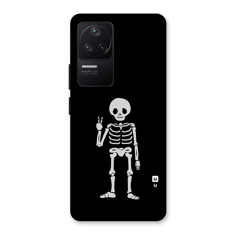 Victory Skeleton Spooky Back Case for Poco F4 5G