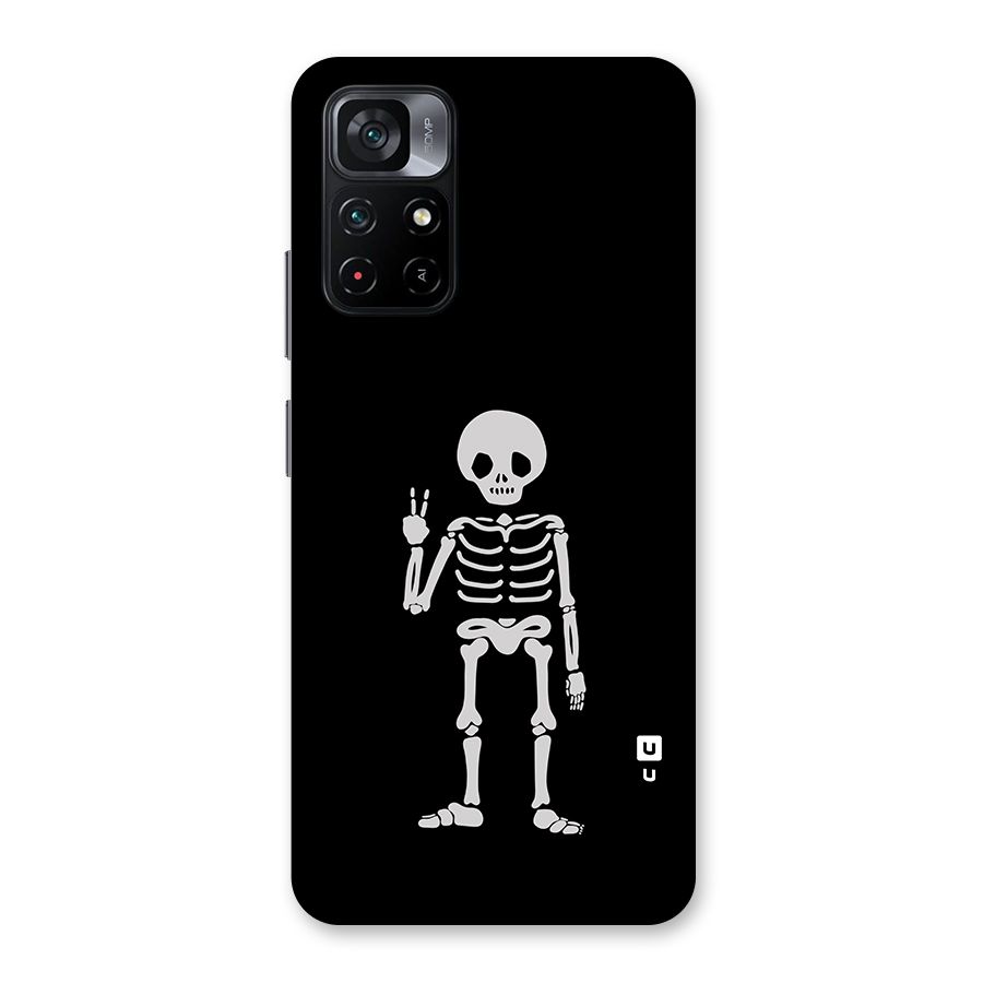 Victory Skeleton Spooky Back Case for Poco M4 Pro 5G