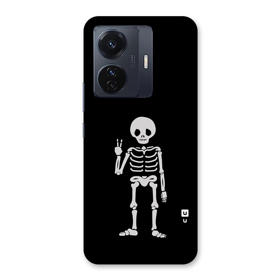 Victory Skeleton Spooky Back Case for Vivo T1 Pro