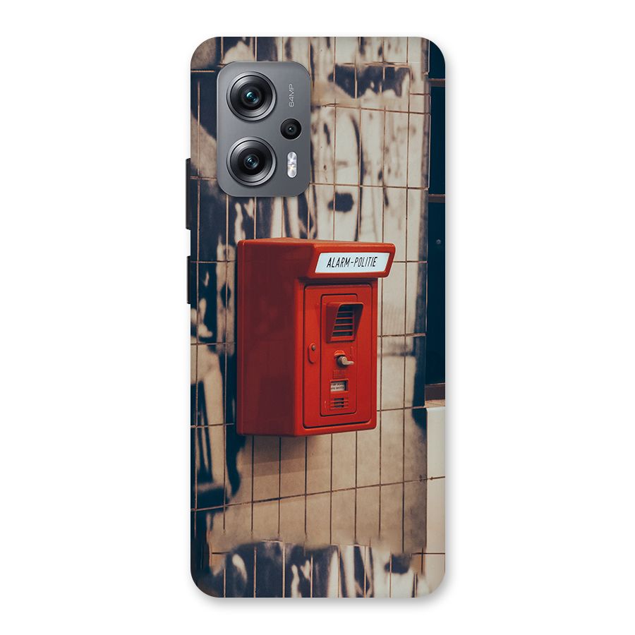 Vintage Alarm Back Case for Redmi K50i