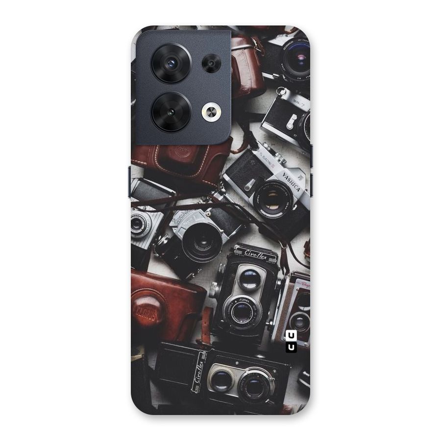 Vintage Beauty Shutter Back Case for Oppo Reno8 5G