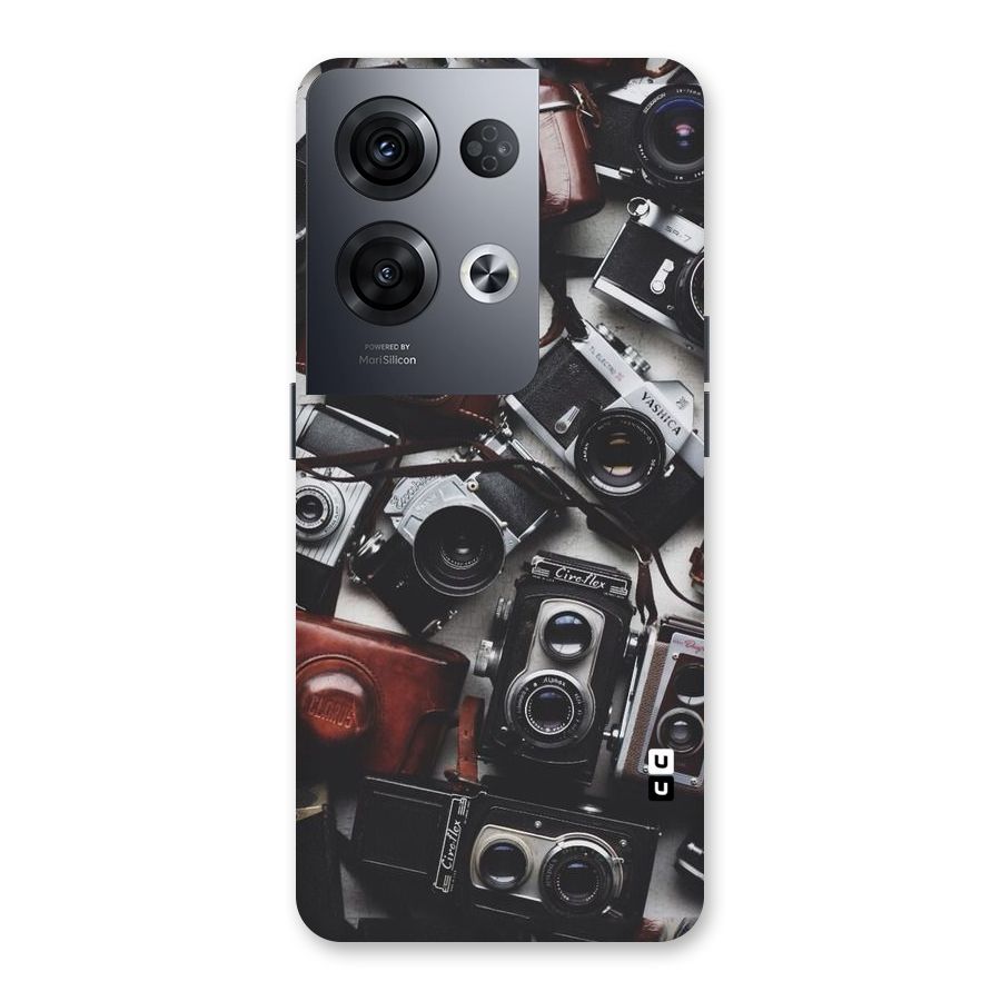 Vintage Beauty Shutter Back Case for Oppo Reno8 Pro 5G