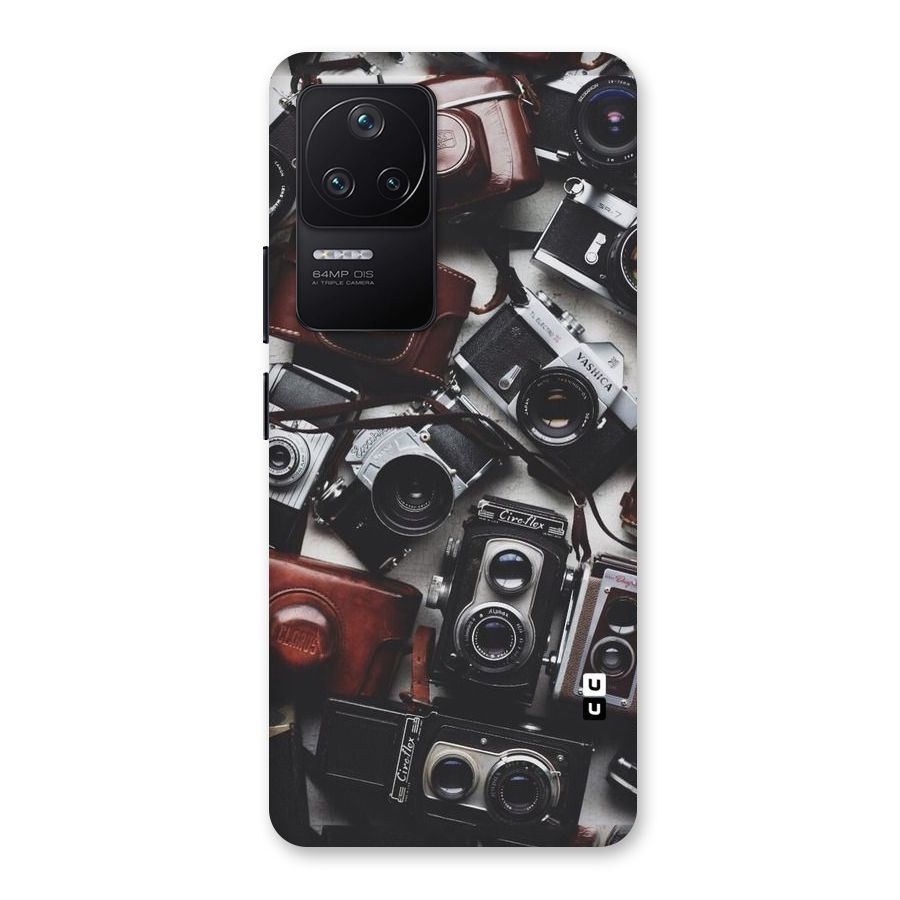 Vintage Beauty Shutter Back Case for Poco F4 5G