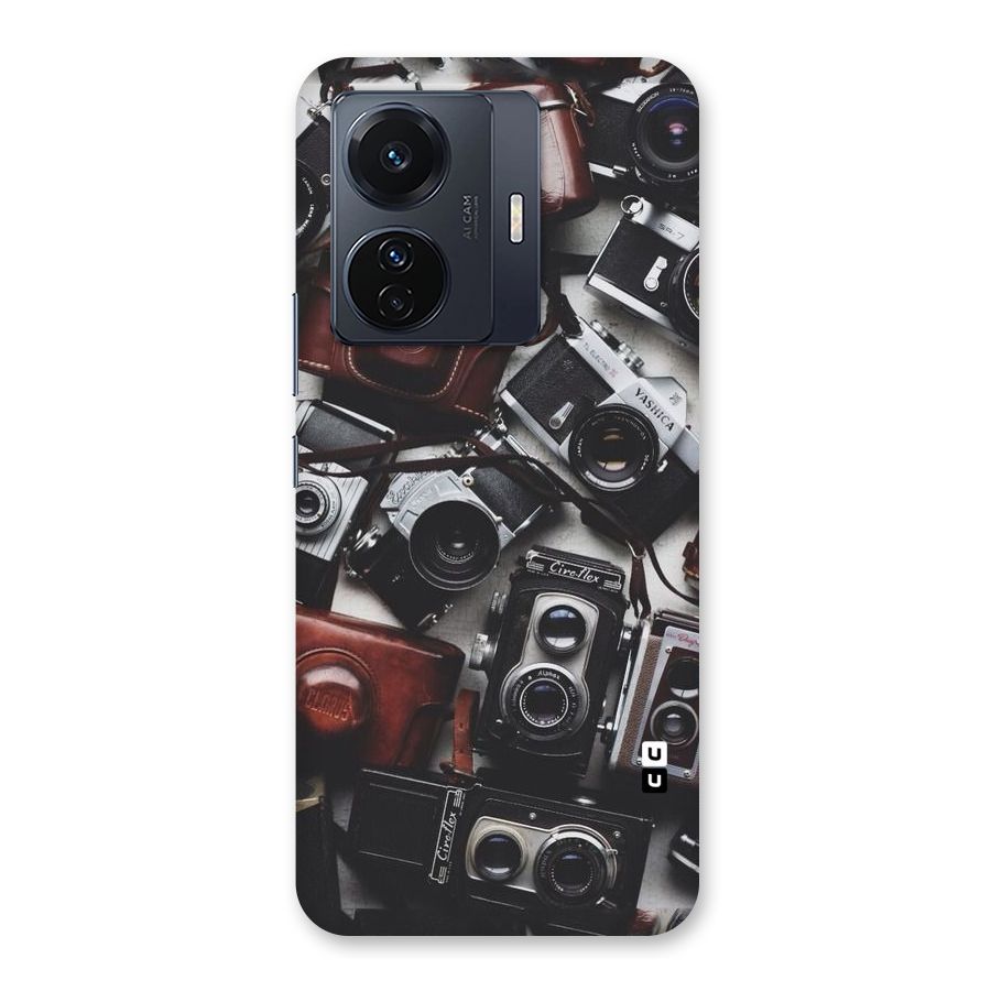 Vintage Beauty Shutter Back Case for Vivo T1 Pro