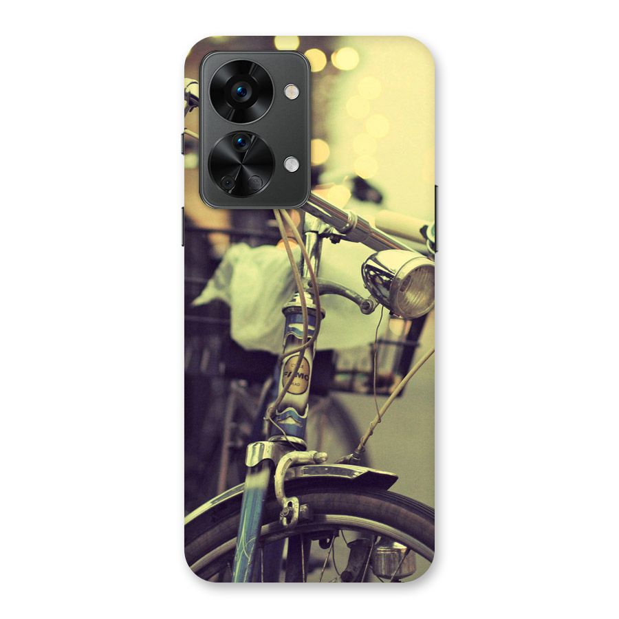 Vintage Bicycle Back Case for OnePlus Nord 2T
