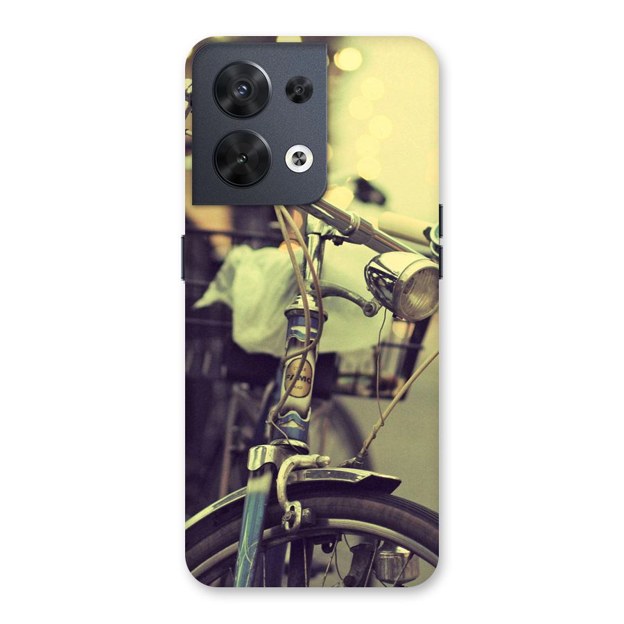Vintage Bicycle Back Case for Oppo Reno8 5G