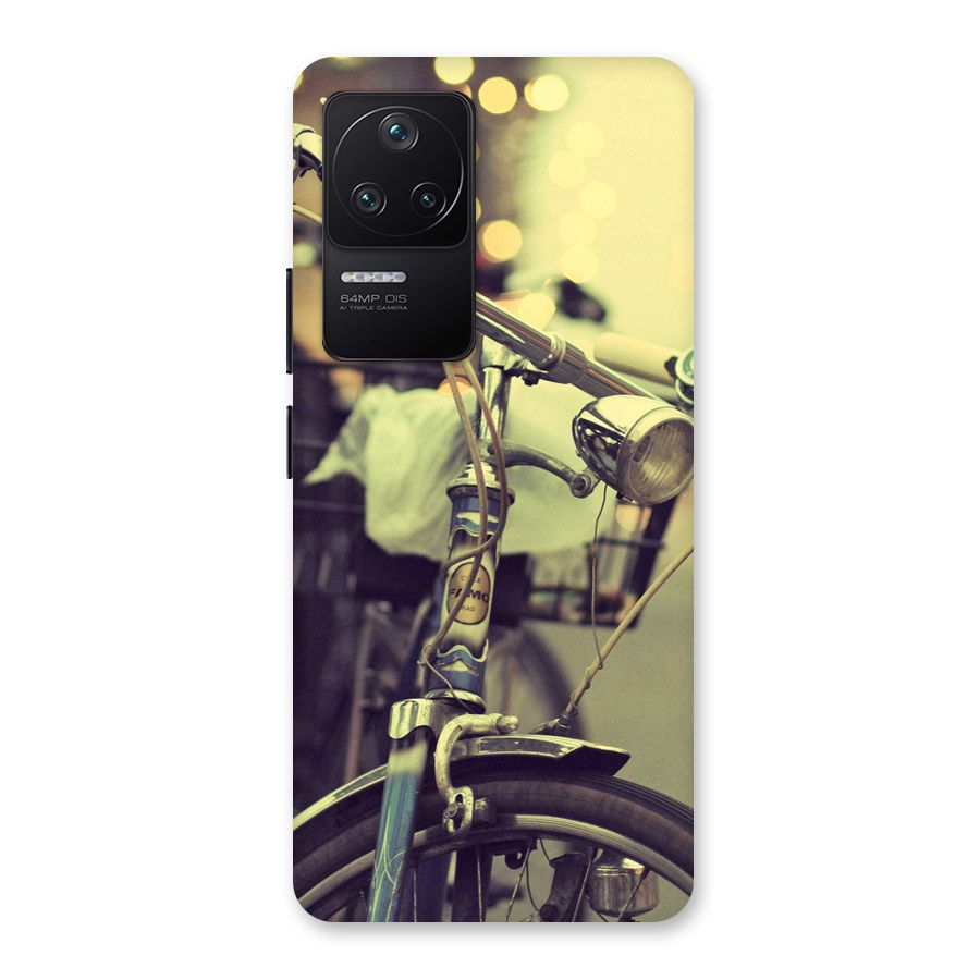 Vintage Bicycle Back Case for Poco F4 5G