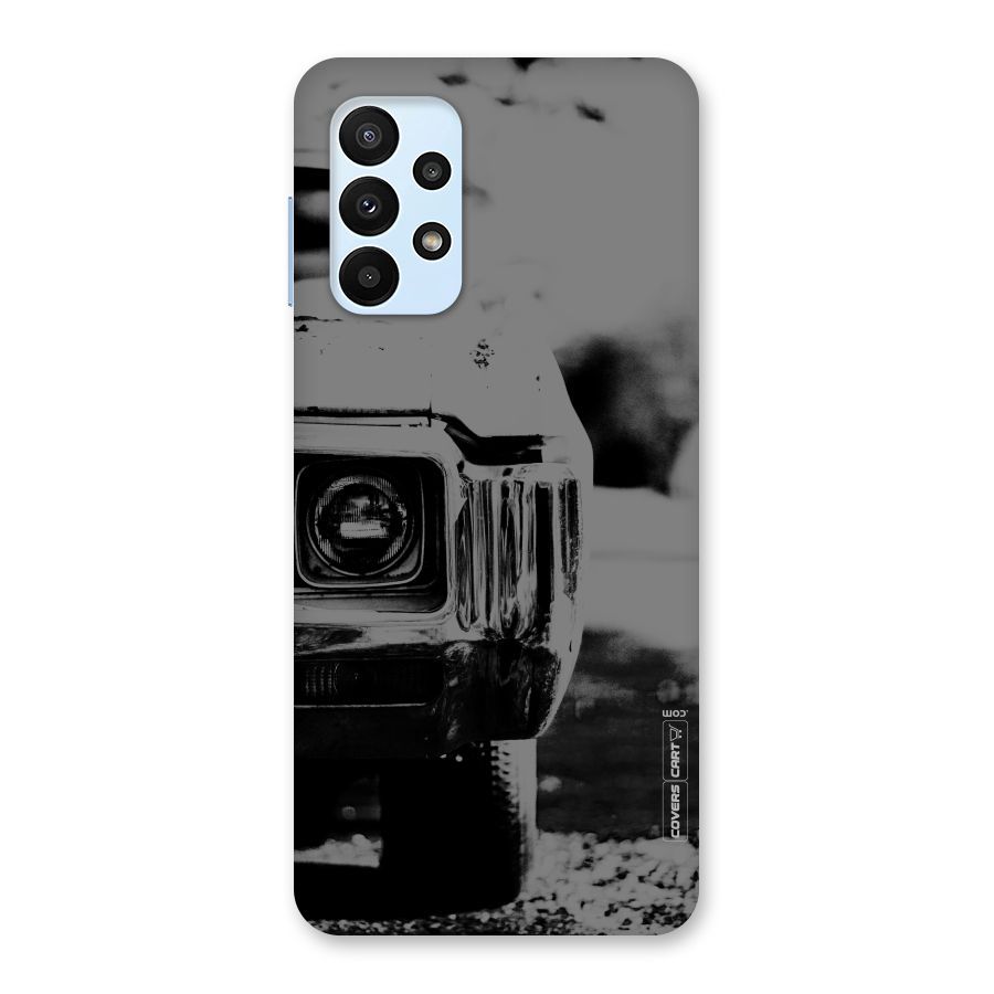 Vintage Car Black and White Back Case for Galaxy A23