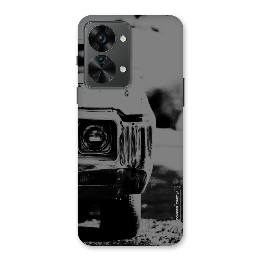 Vintage Car Black and White Back Case for OnePlus Nord 2T