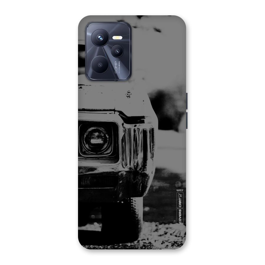Vintage Car Black and White Back Case for Realme C35