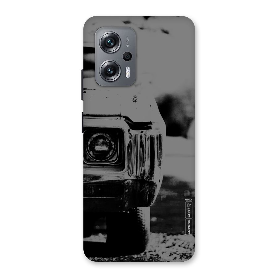 Vintage Car Black and White Back Case for Redmi K50i