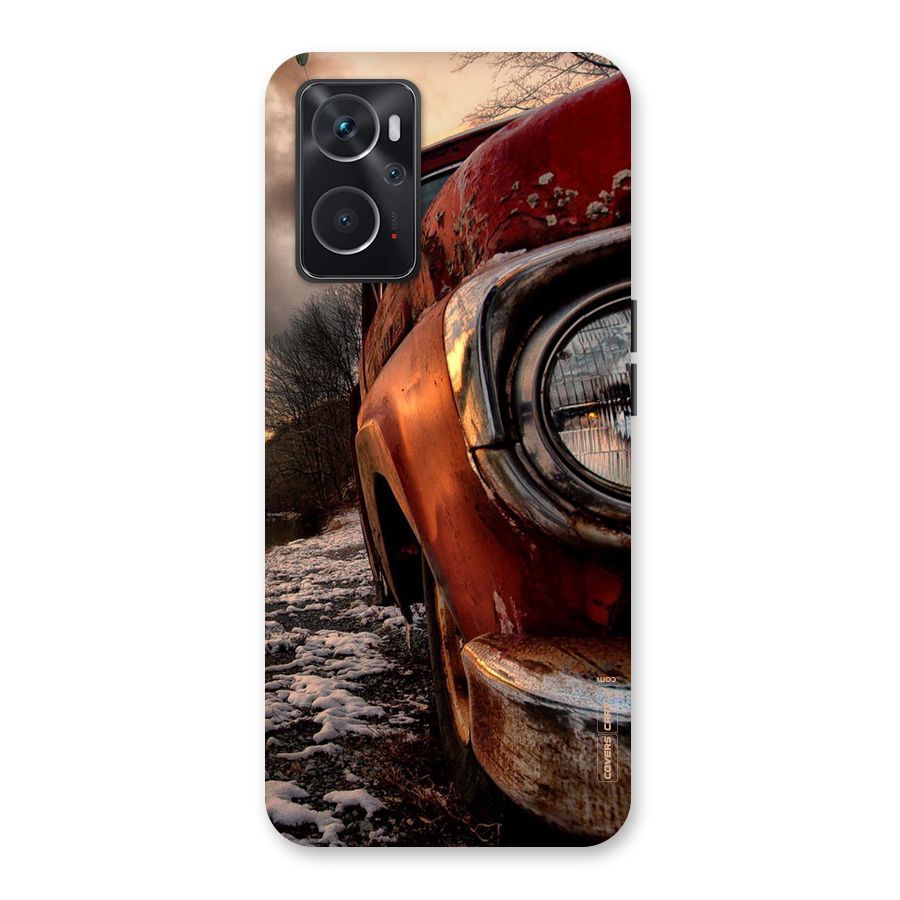 Vintage Car Headlight Back Case for Oppo K10 4G