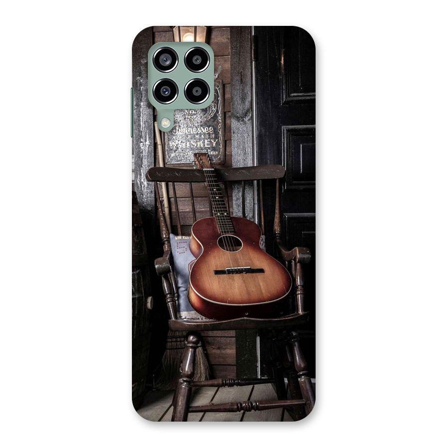 Vintage Chair Guitar Back Case for Galaxy M33