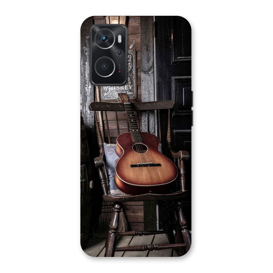 Vintage Chair Guitar Back Case for Oppo K10 4G
