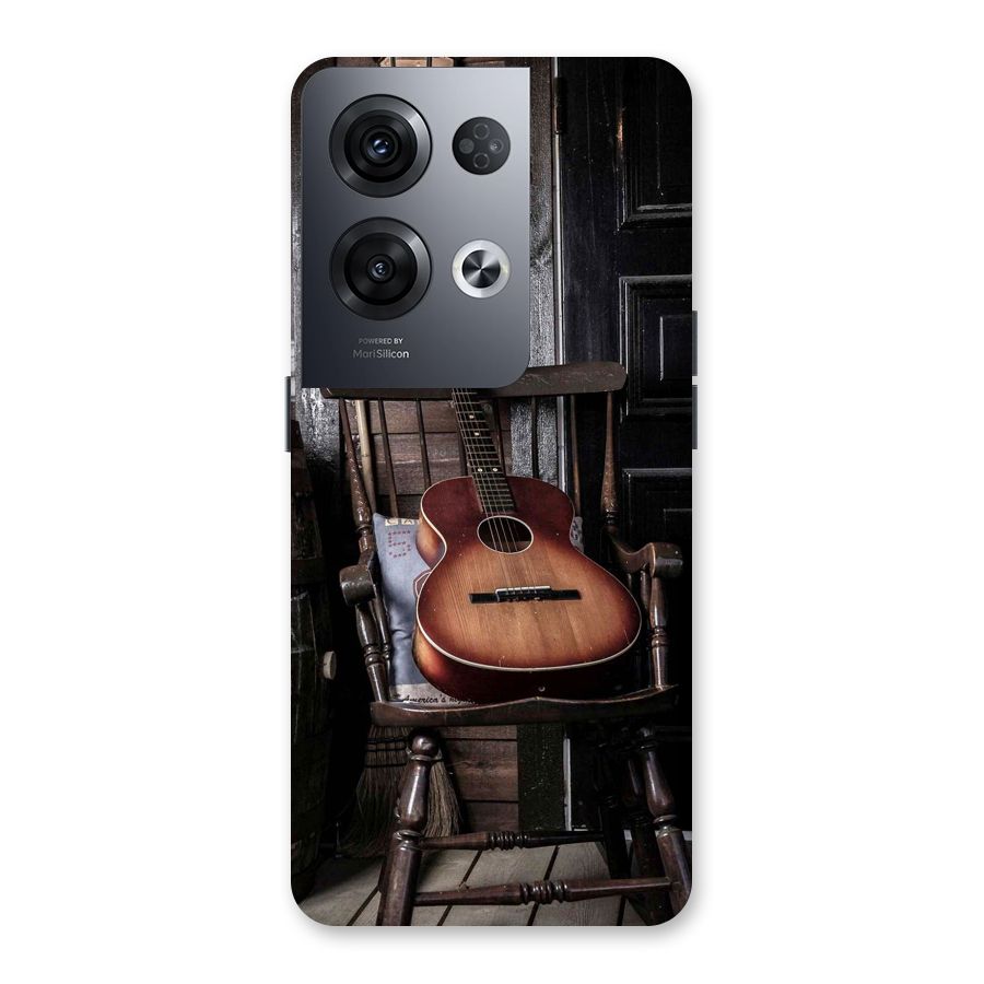 Vintage Chair Guitar Back Case for Oppo Reno8 Pro 5G