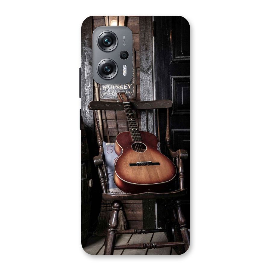 Vintage Chair Guitar Back Case for Redmi K50i
