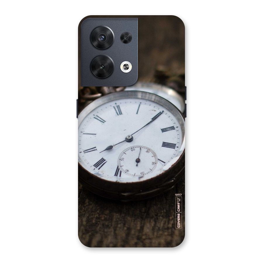 Vintage Clock Back Case for Oppo Reno8 5G