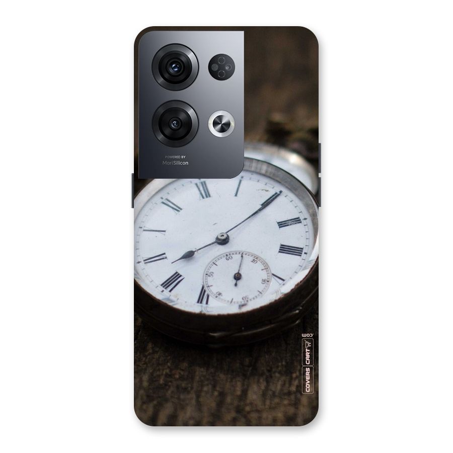 Vintage Clock Back Case for Oppo Reno8 Pro 5G