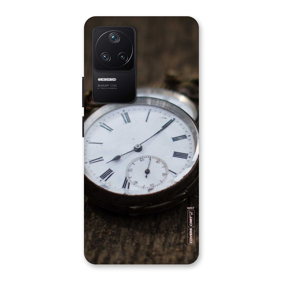 Vintage Clock Back Case for Poco F4 5G