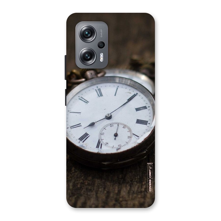 Vintage Clock Back Case for Redmi K50i