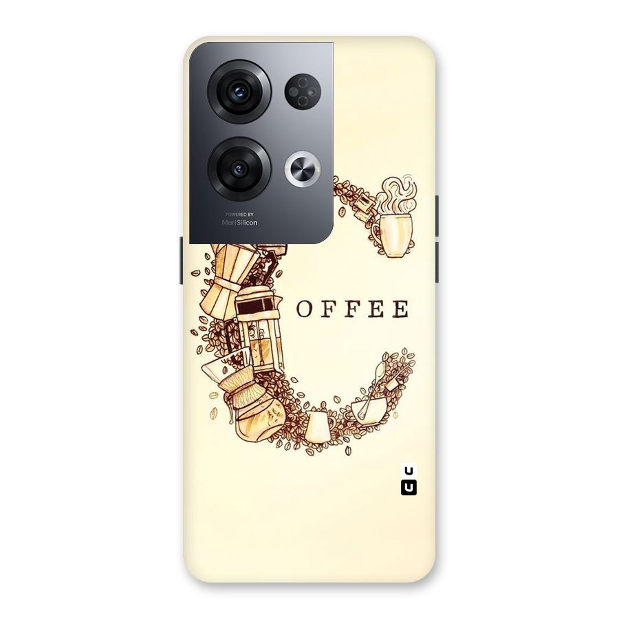 Vintage Coffee Back Case for Oppo Reno8 Pro 5G