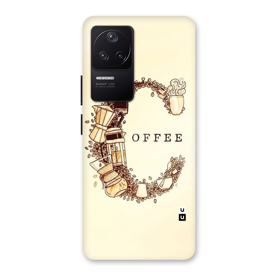Vintage Coffee Back Case for Poco F4 5G