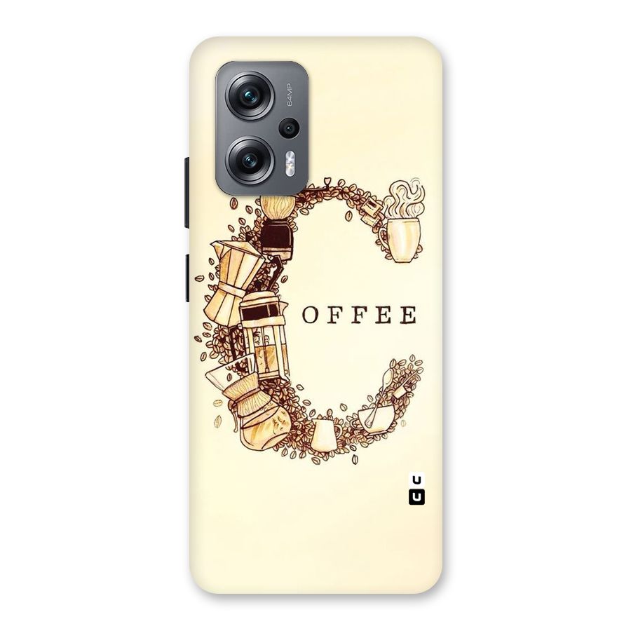 Vintage Coffee Back Case for Redmi K50i