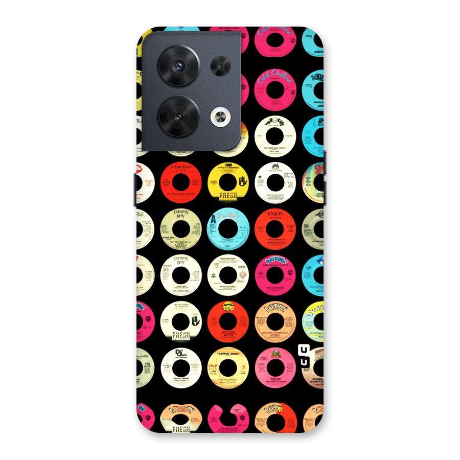 Vintage Collection CDs Back Case for Oppo Reno8 5G