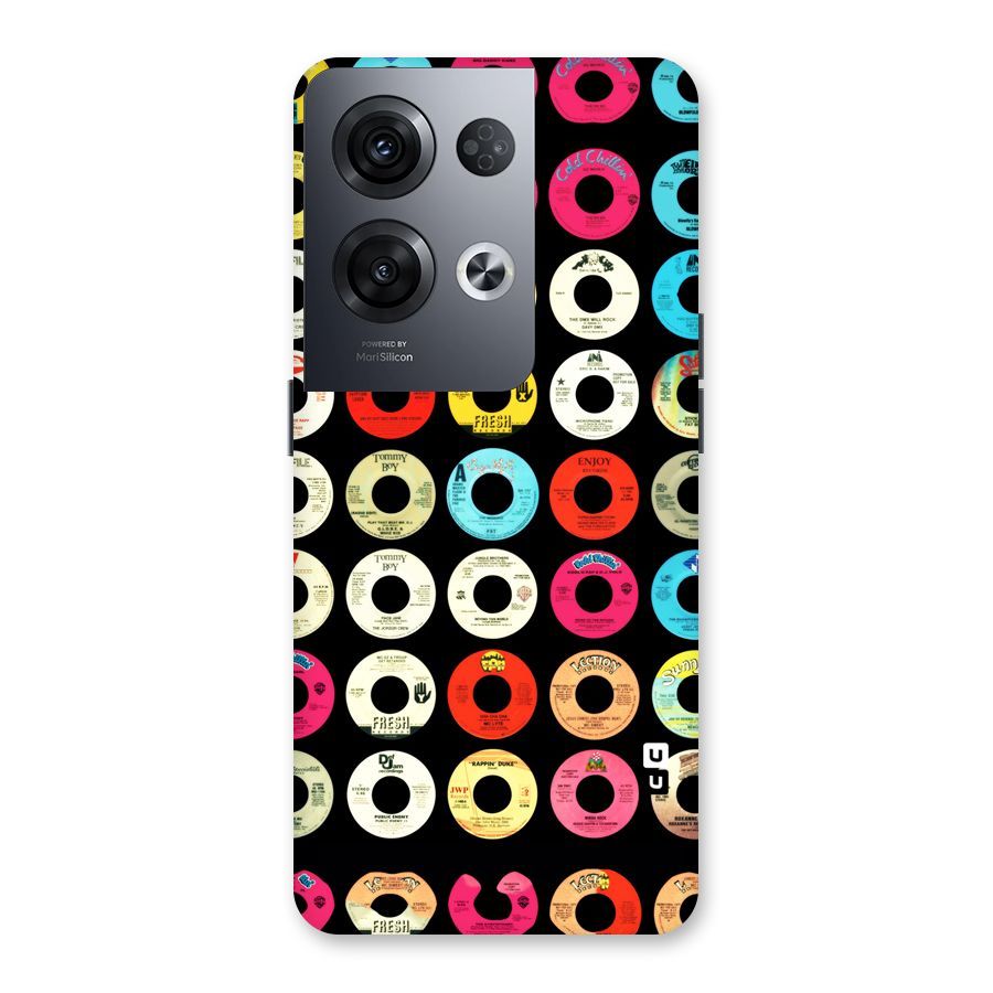 Vintage Collection CDs Back Case for Oppo Reno8 Pro 5G