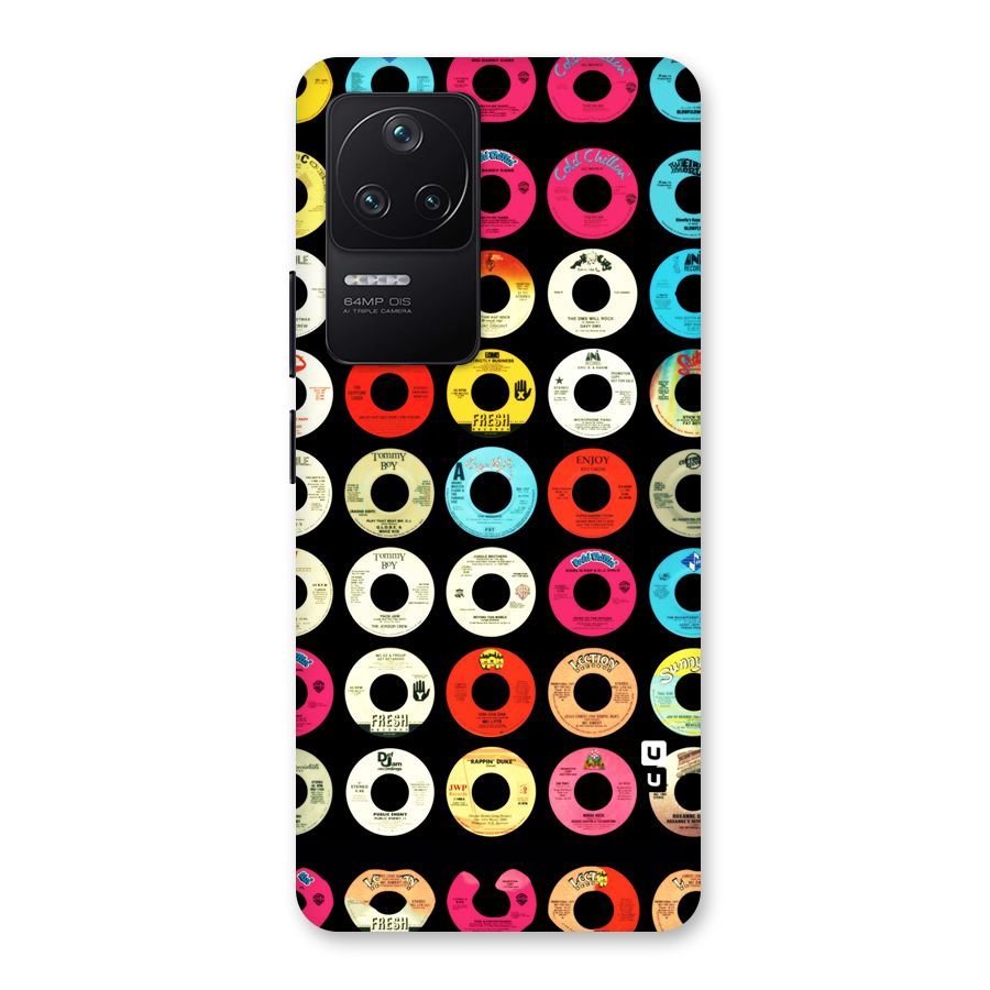 Vintage Collection CDs Back Case for Poco F4 5G