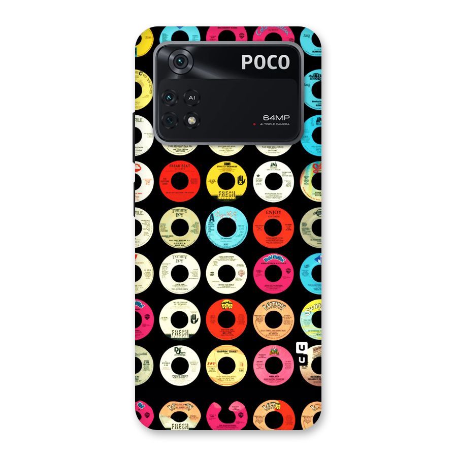 Vintage Collection CDs Back Case for Poco M4 Pro 4G