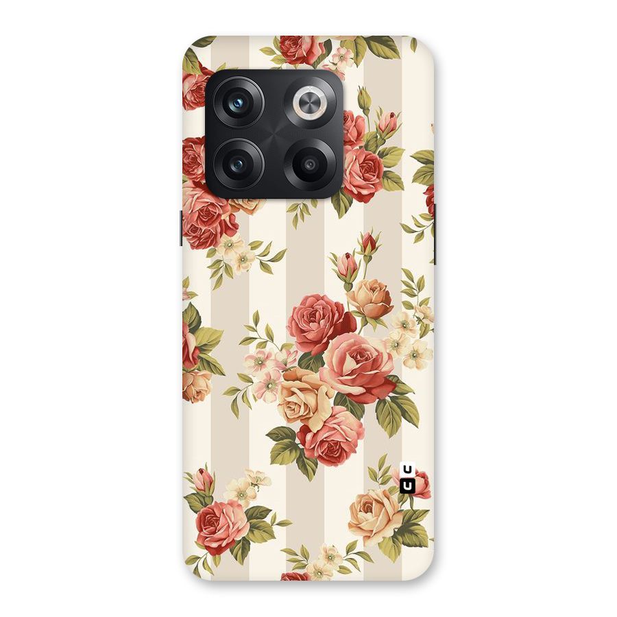 Vintage Color Flowers Back Case for OnePlus 10T