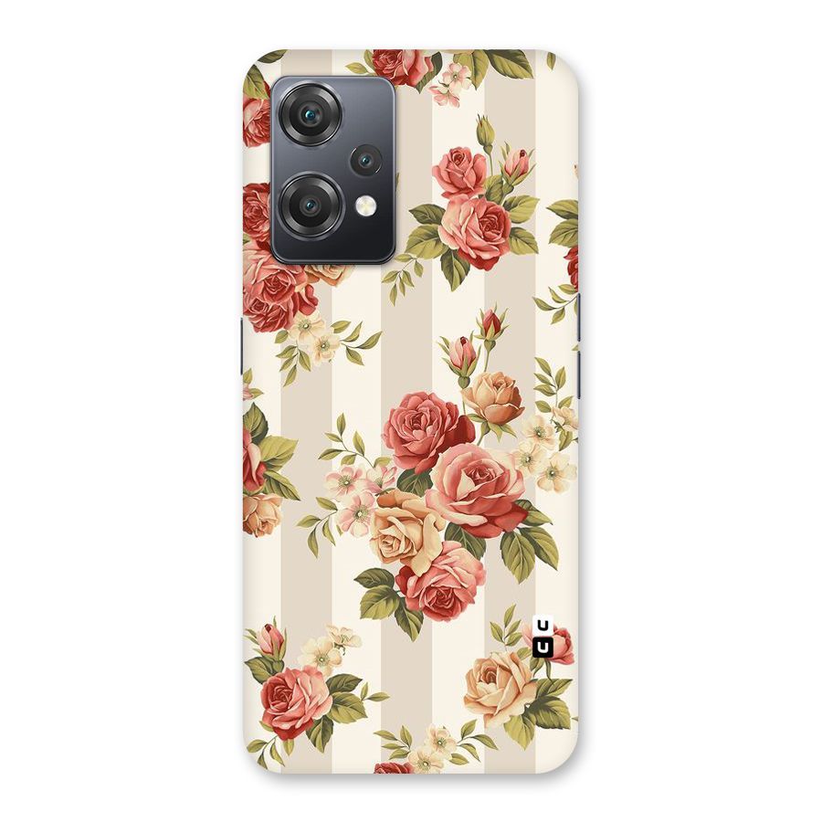 Vintage Color Flowers Back Case for OnePlus Nord CE 2 Lite 5G