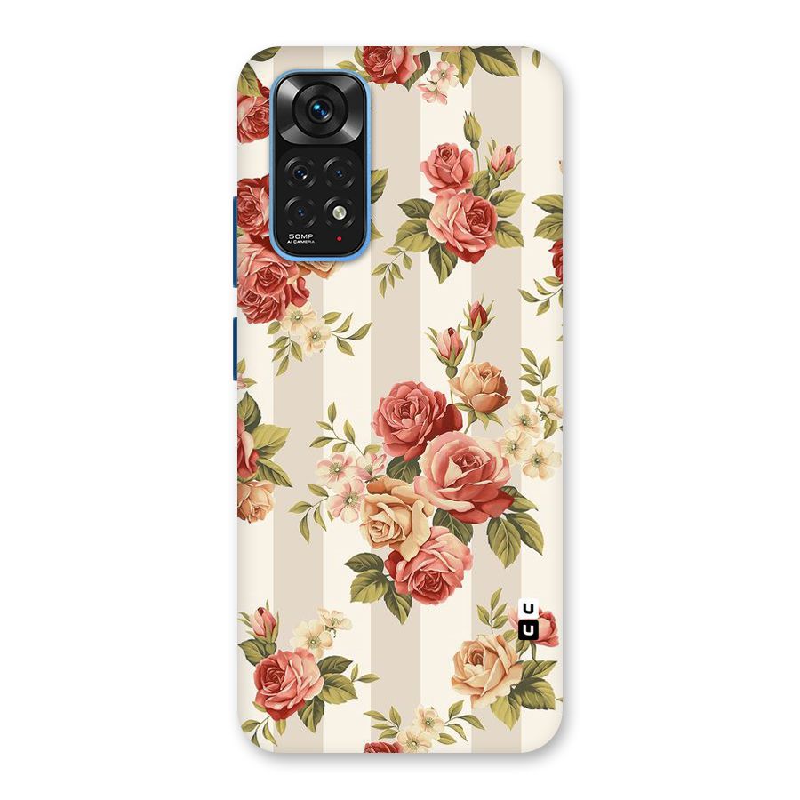Vintage Color Flowers Back Case for Redmi Note 11S