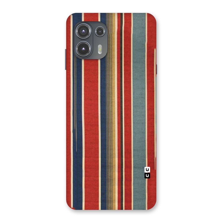 Vintage Disort Stripes Back Case for Motorola Edge 20 Fusion