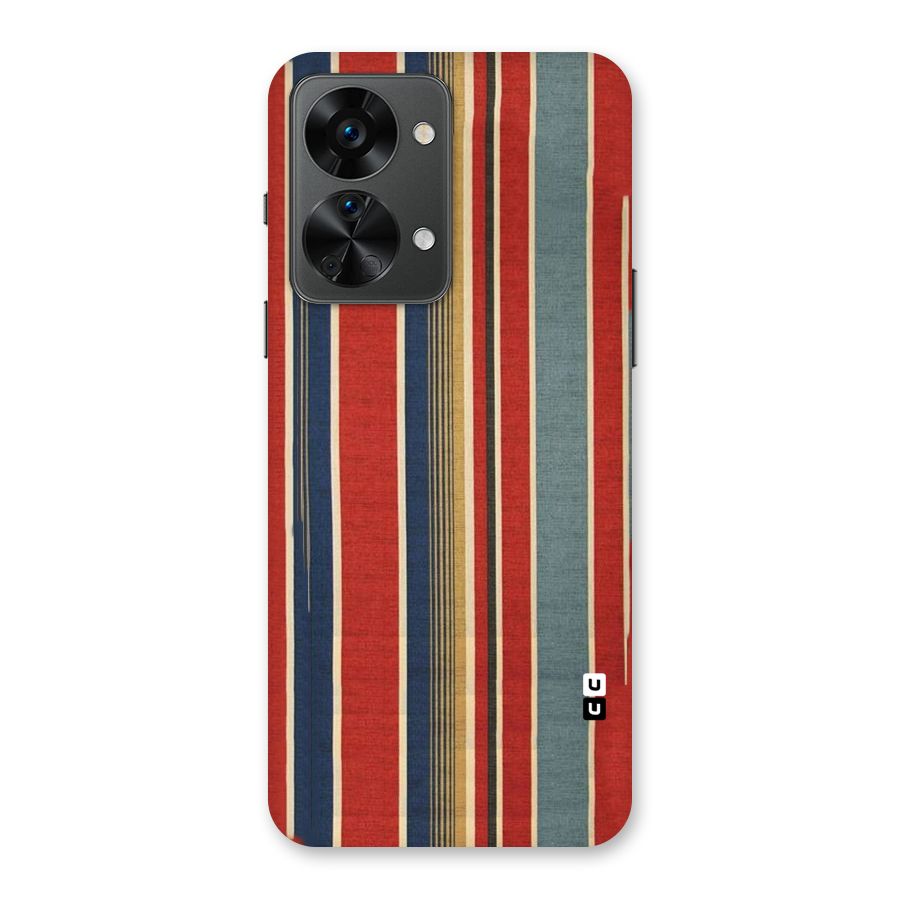 Vintage Disort Stripes Back Case for OnePlus Nord 2T