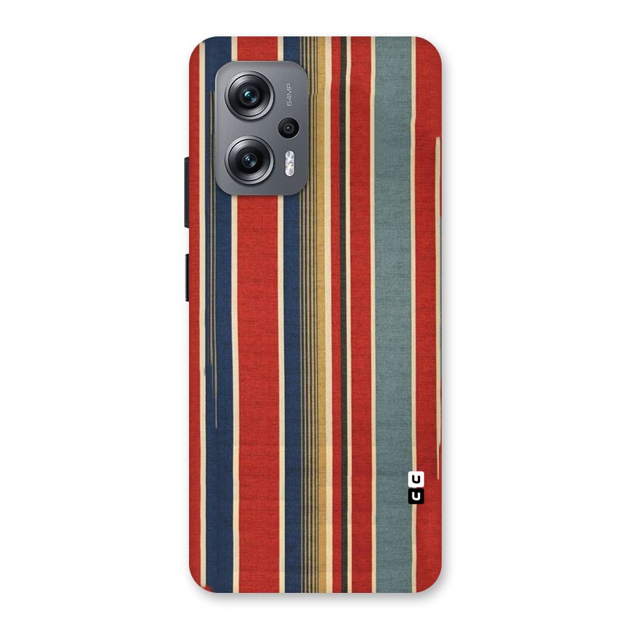 Vintage Disort Stripes Back Case for Redmi K50i