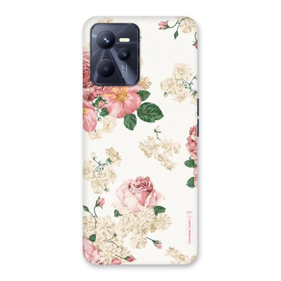 Vintage Floral Pattern Back Case for Realme C35