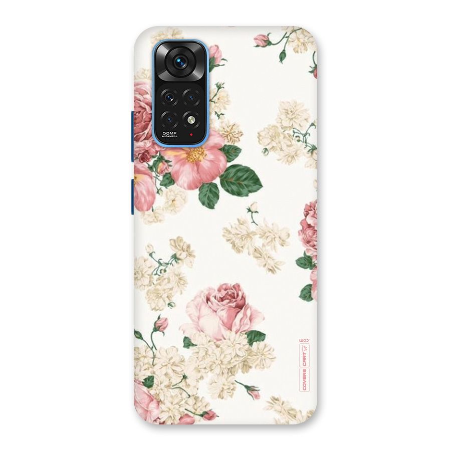 Vintage Floral Pattern Back Case for Redmi Note 11S