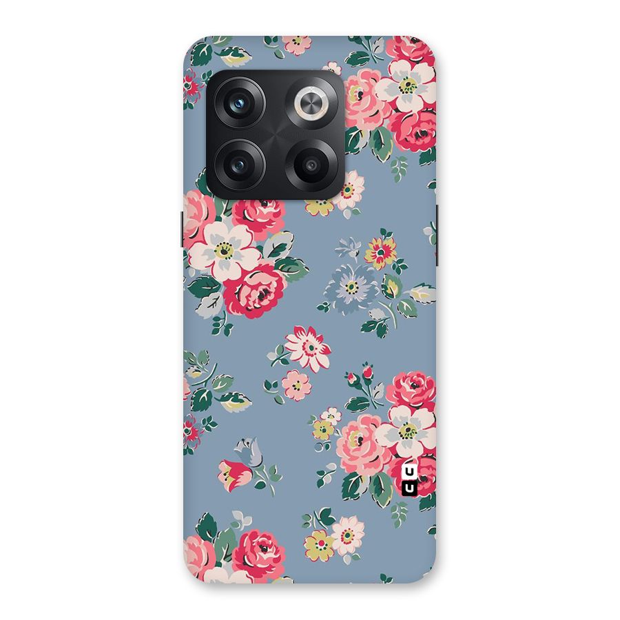 Vintage Flower Pattern Back Case for OnePlus 10T