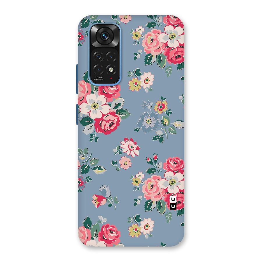 Vintage Flower Pattern Back Case for Redmi Note 11S