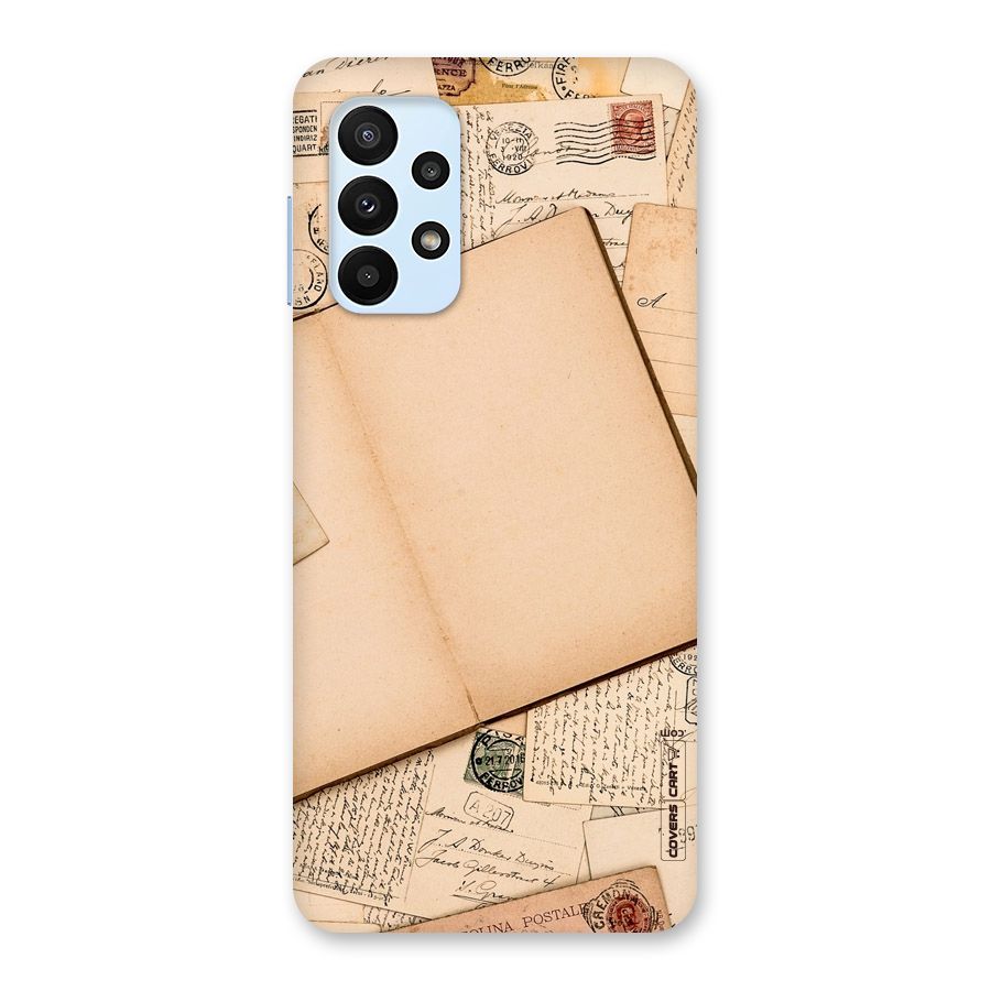 Vintage Journal Back Case for Galaxy A23