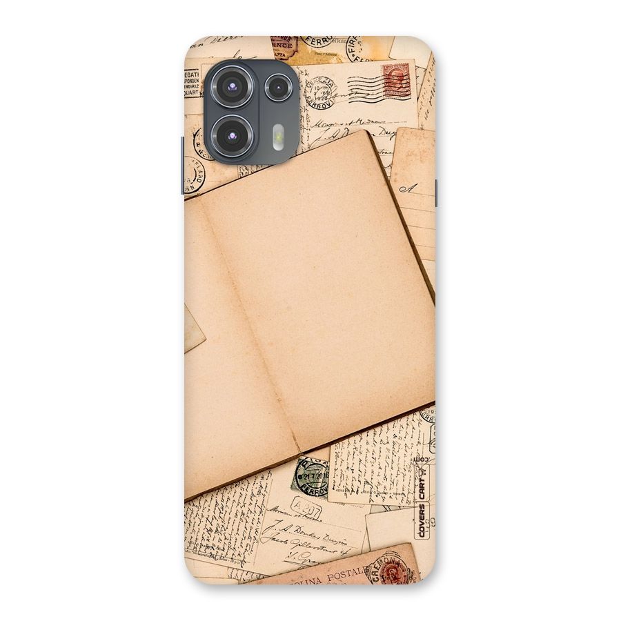Vintage Journal Back Case for Motorola Edge 20 Fusion