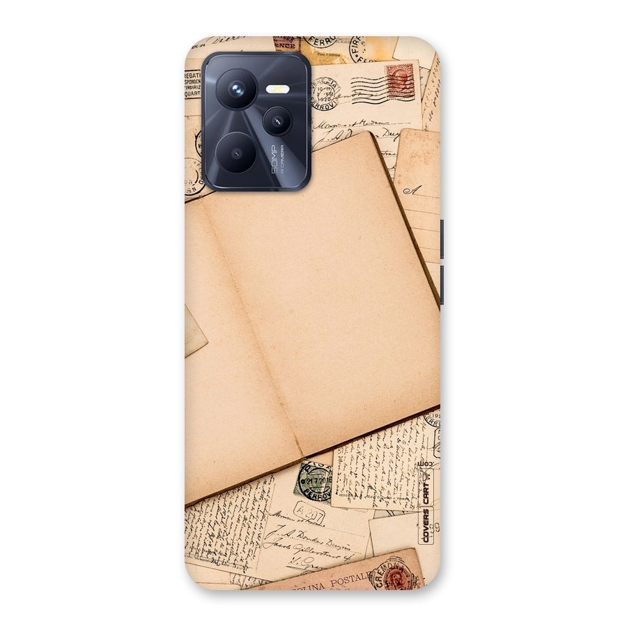 Vintage Journal Back Case for Realme C35