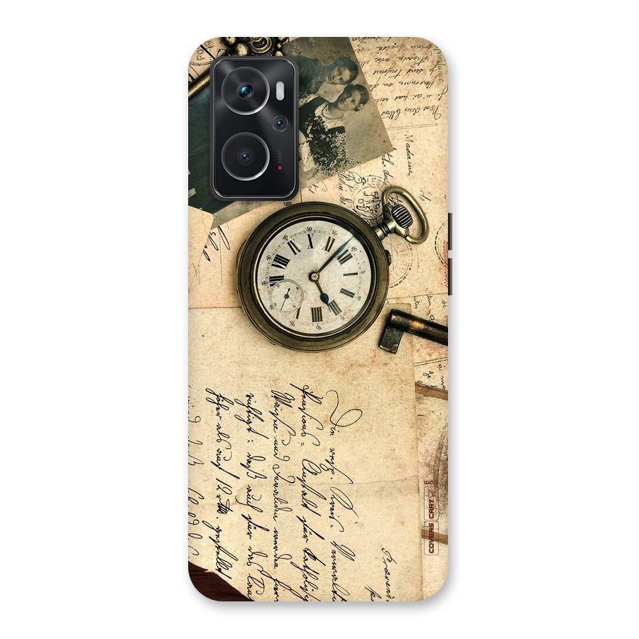 Vintage Key And Compass Back Case for Oppo K10 4G