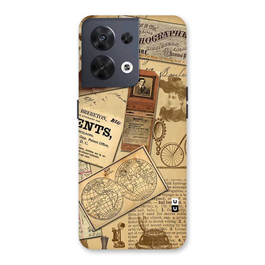 Vintage Memories Back Case for Oppo Reno8 5G