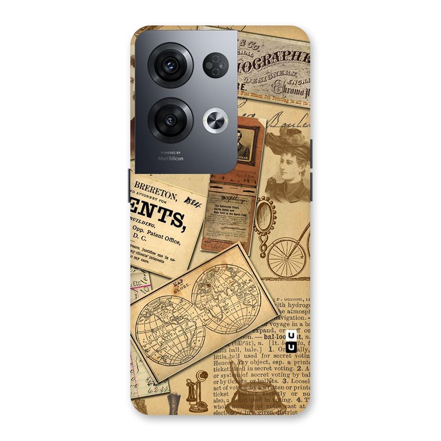 Vintage Memories Back Case for Oppo Reno8 Pro 5G